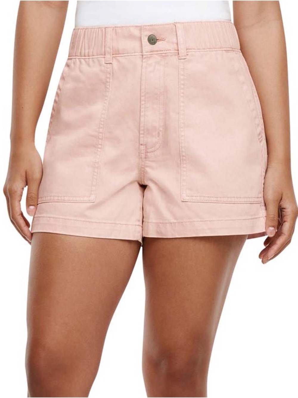 NWOT Gap Women's Twill High-Rise Utility Shorts — Dusty Pink size xl